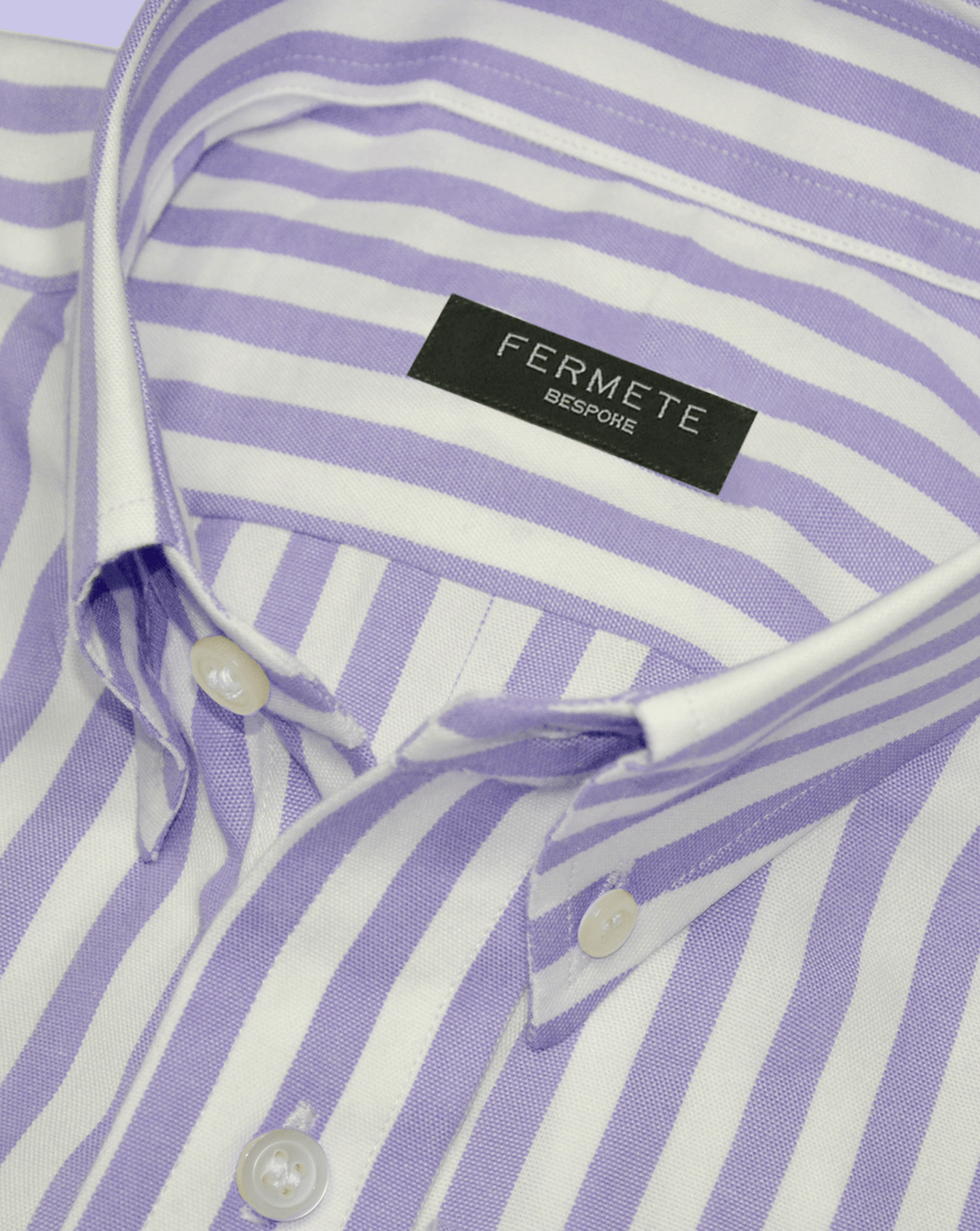 Lavender Royal Oxford Bengal Stripes Shirt