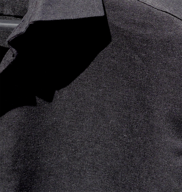 Black Linen Half Sleeves Shirt