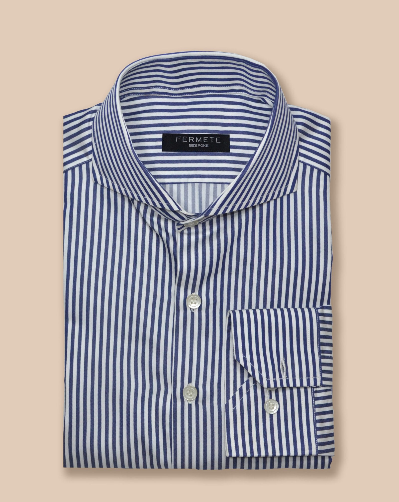 Egyptian Navy Striped Shirt