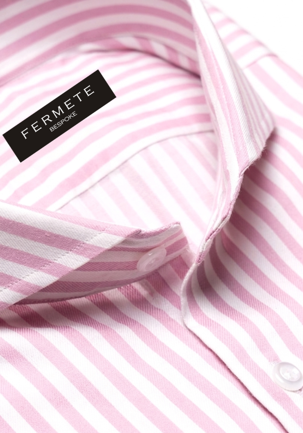 Egyptian Pink Structured Bengal Stripes Shirt