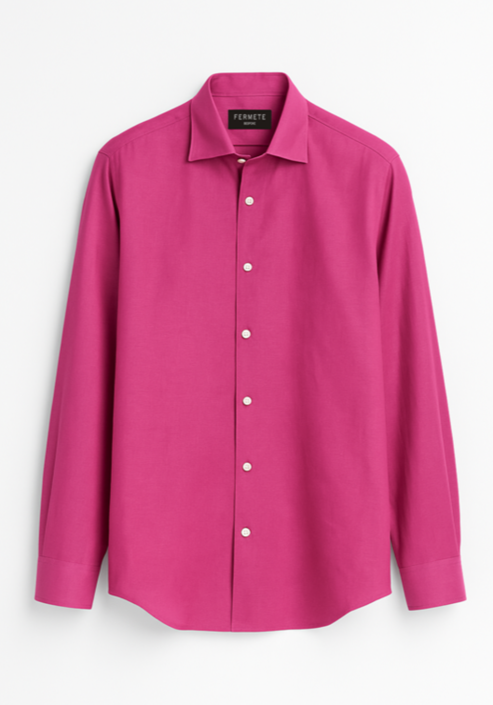 Fuchsia Cotton Linen Shirt