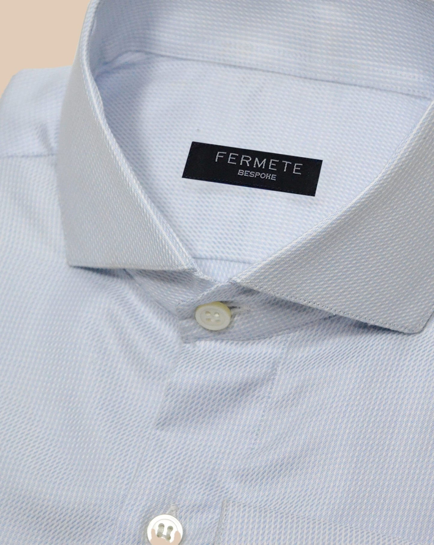 Ice Blue Structured Shirt