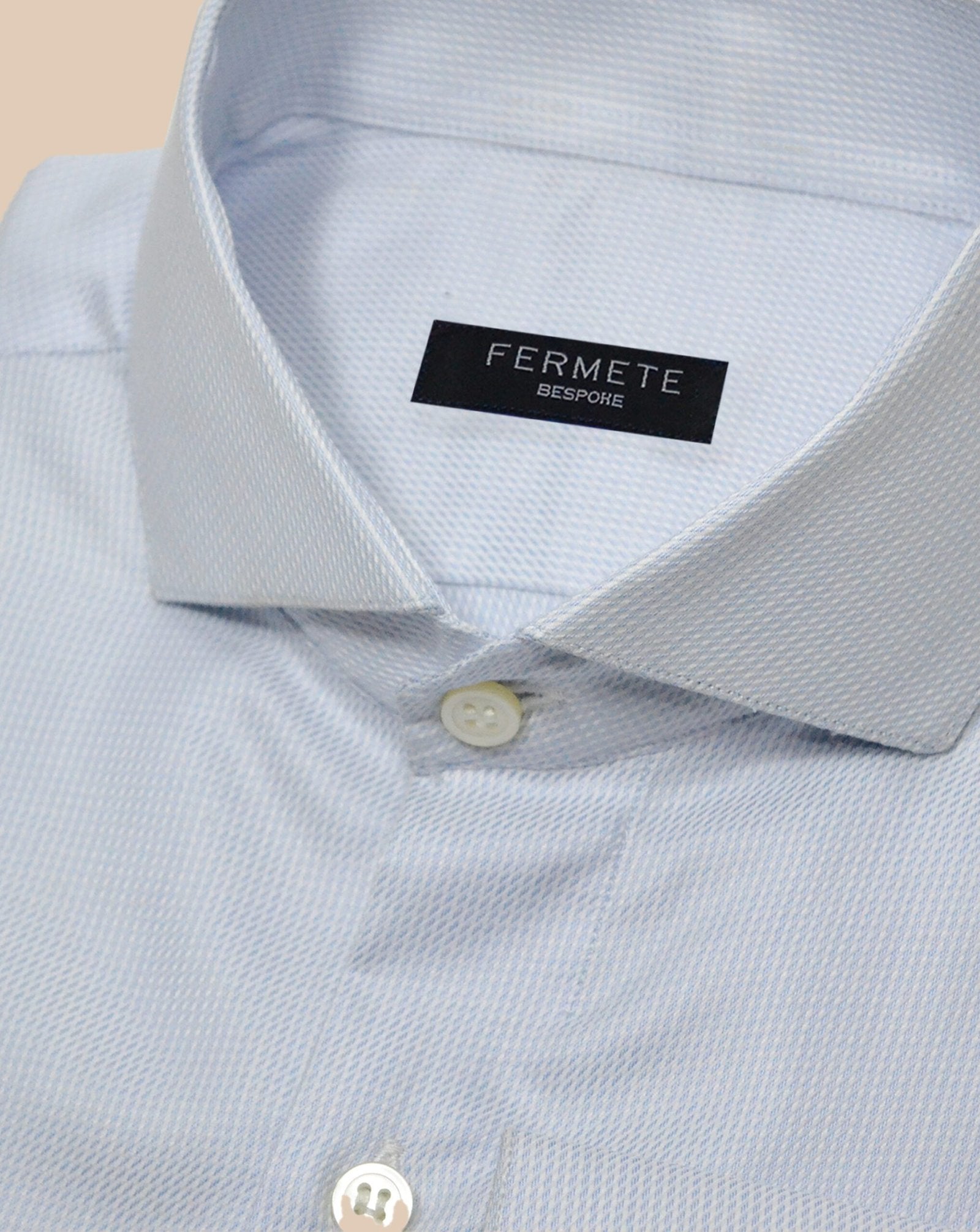 Ice Blue Structured Shirt