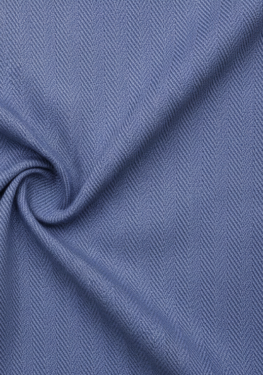 Midnight Blue Herringbone Shirt