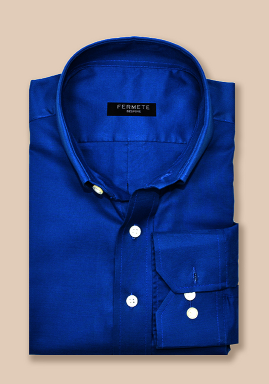 Royal Blue Pinpoint Shirt