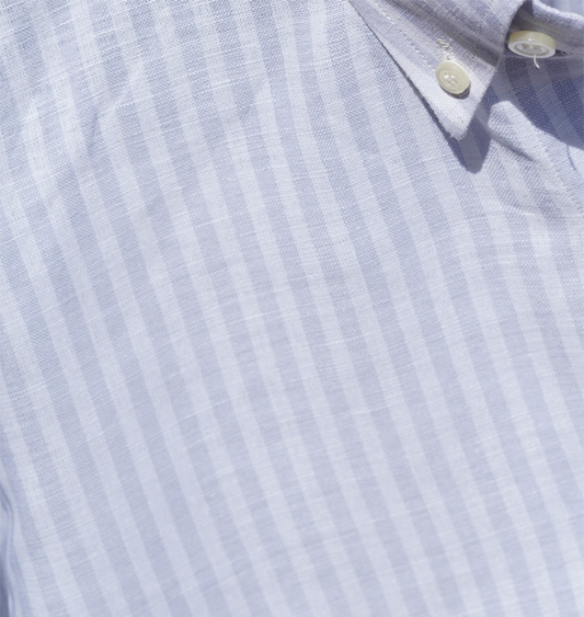 Slate Grey Stripes Linen shirt