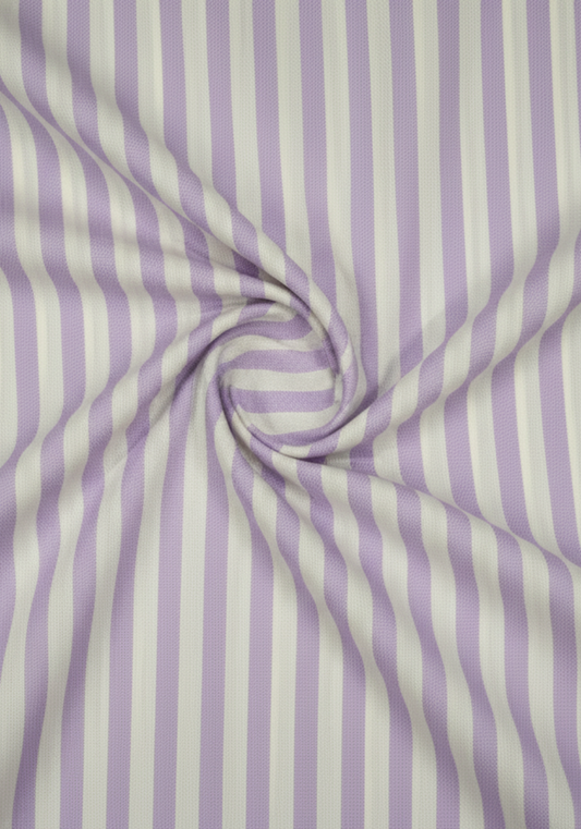 Soft Lavender Royal Oxford Bengal Stripes Shirt