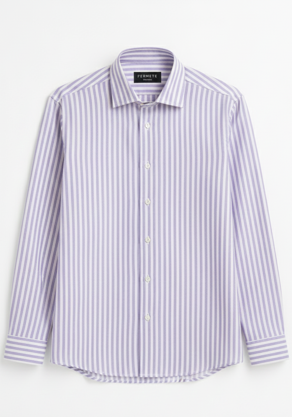 Soft Lavender Royal Oxford Bengal Stripes Shirt