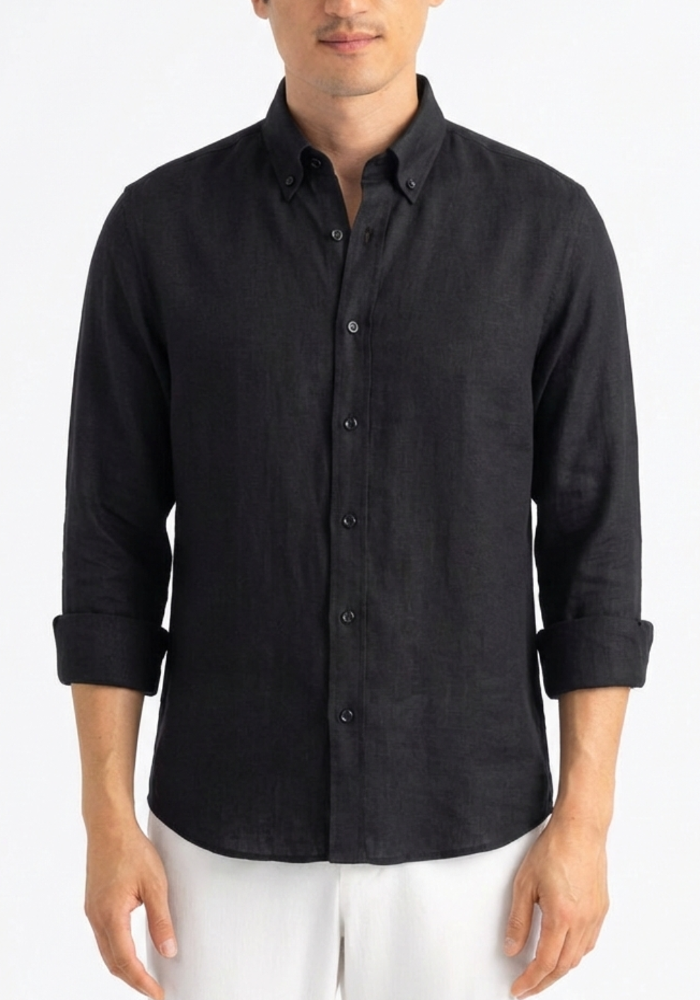 Black Linen Shirt
