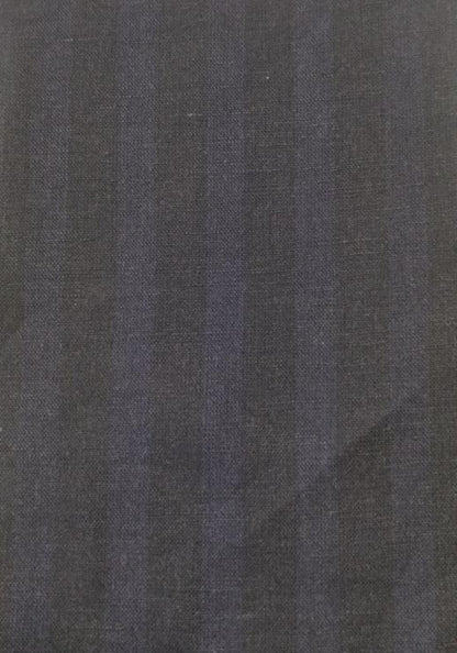 Black Navy Bold Linen Stripes Shirt