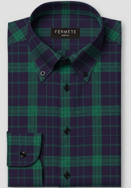 Black Watch Tartan Twill Shirt