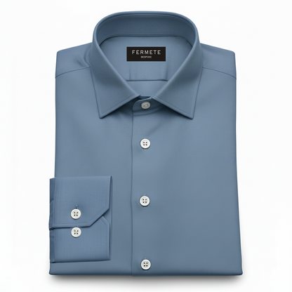 Blueish Gray Twill--Shirt