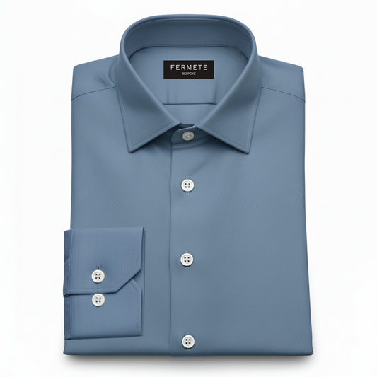 Blueish Gray Twill--Shirt