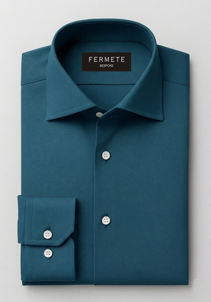 Bottle Green Structured Shirt