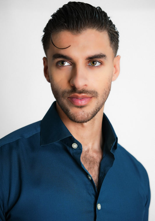 Bottle Green Structured Shirt