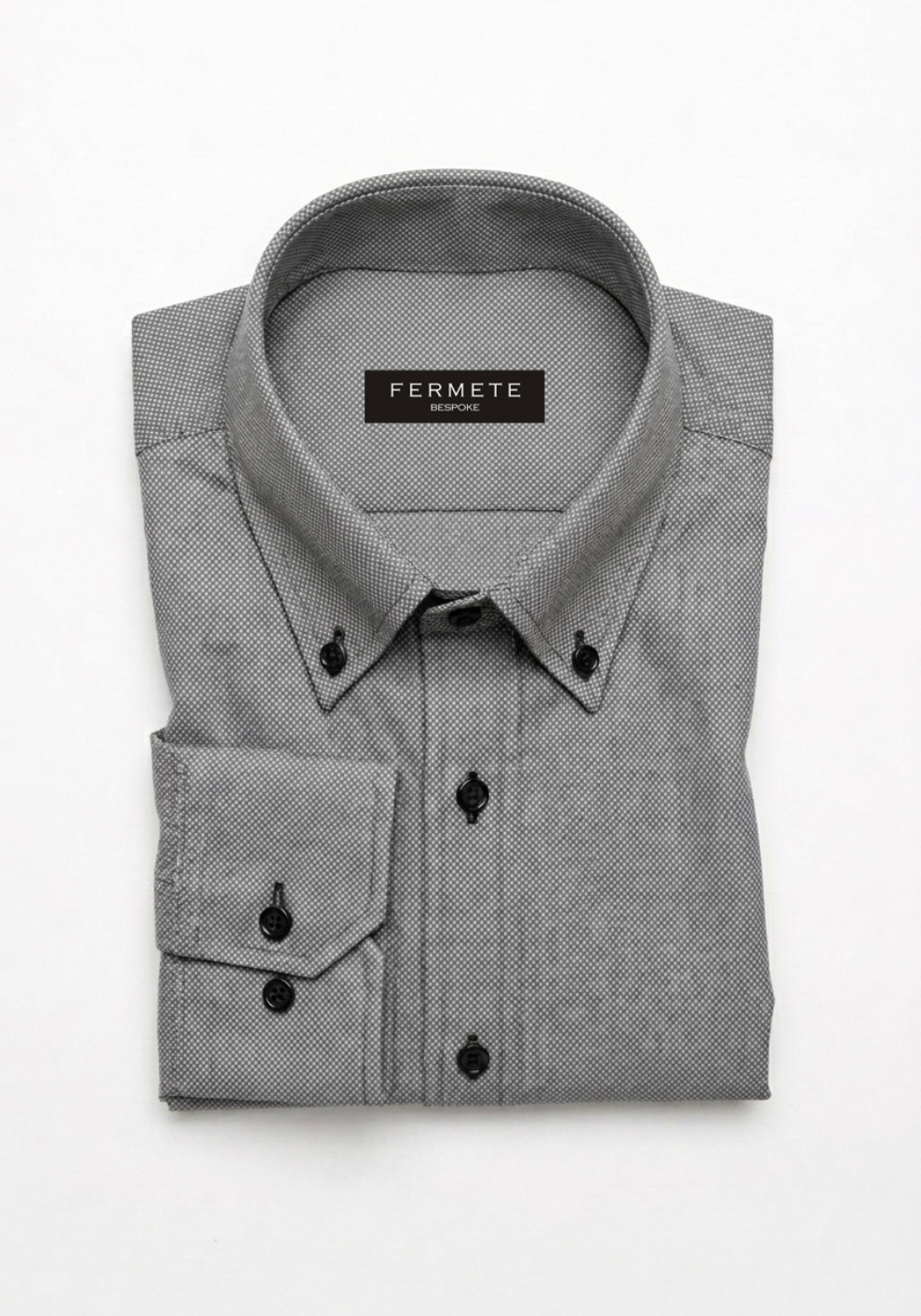 Charcoal Grey Dobby Shirt