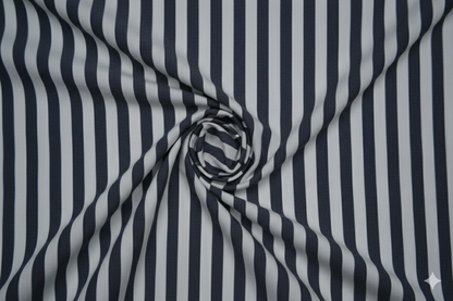 Charcoal Bengal Performance Stretch Stripes Shirt