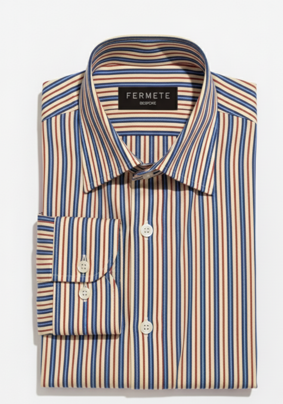 Dual Blue Red Stripes Shirt