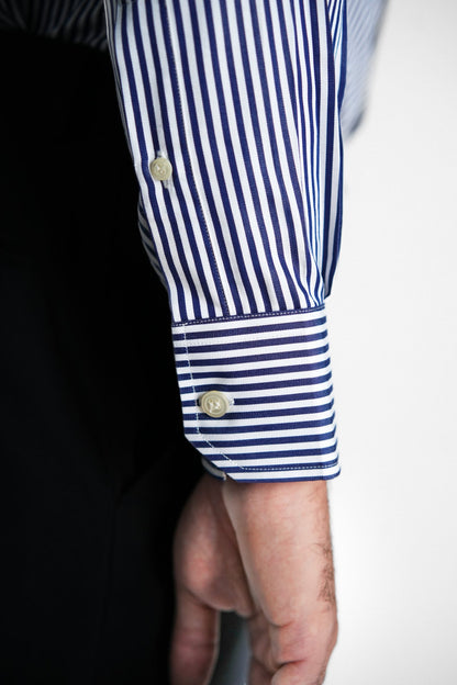 Egyptian Navy Striped Shirt