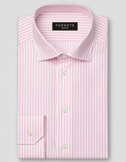 Egyptian Pink Structured Stripes