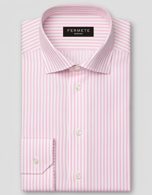 Egyptian Pink Structured Stripes