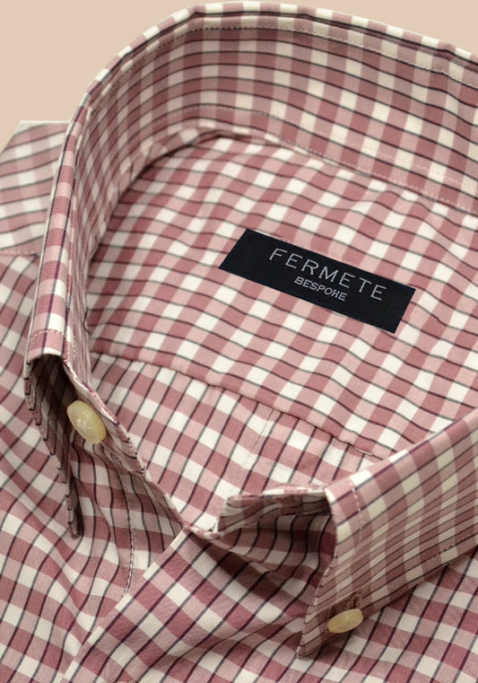 Egyptian Guava Gingham Shirt