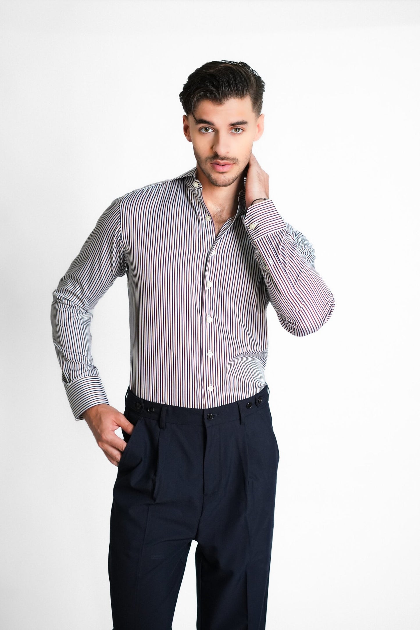 Egyptian Multi Color Striped Shirt
