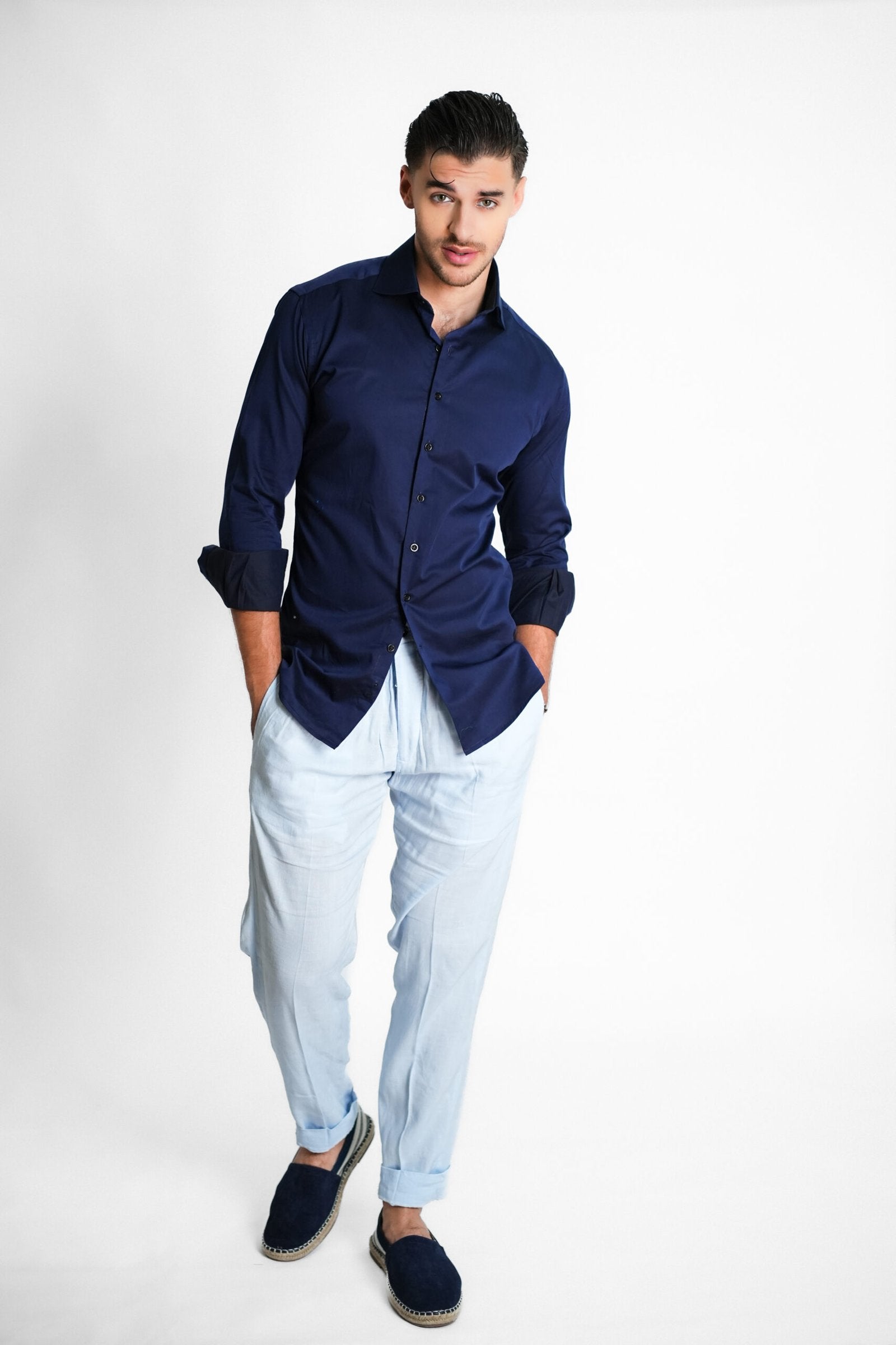 Super Soft Dark Navy Twill Shirt
