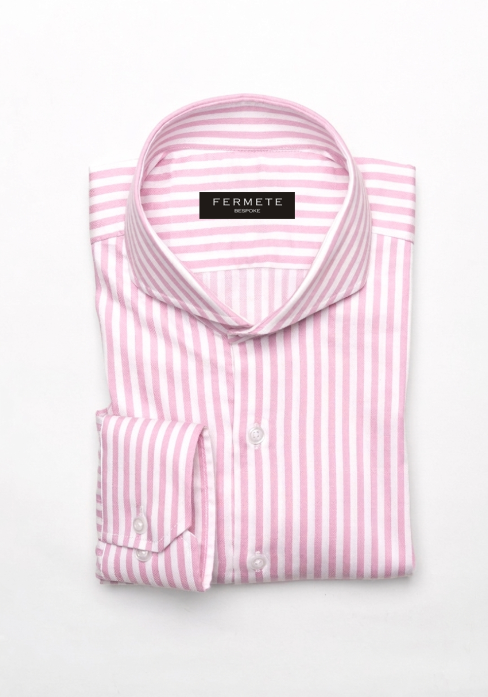 Egyptian Pink Structured Bengal Stripes Shirt