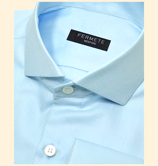 Egyptian Sky Blue Bold Twill shirt