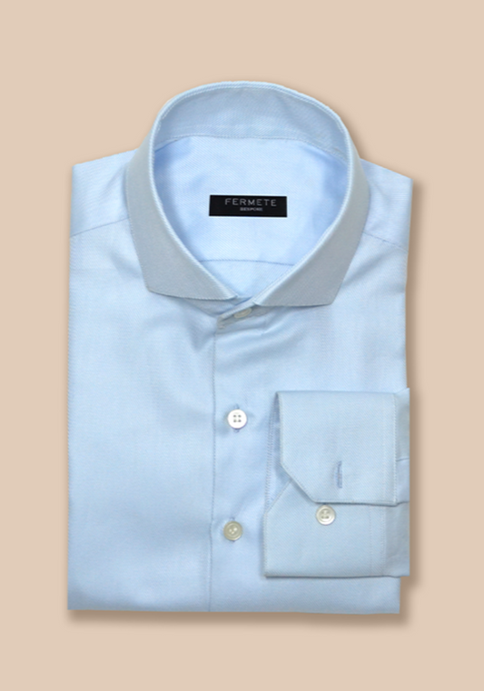 Egyptian Sky Blue Bold Twill shirt