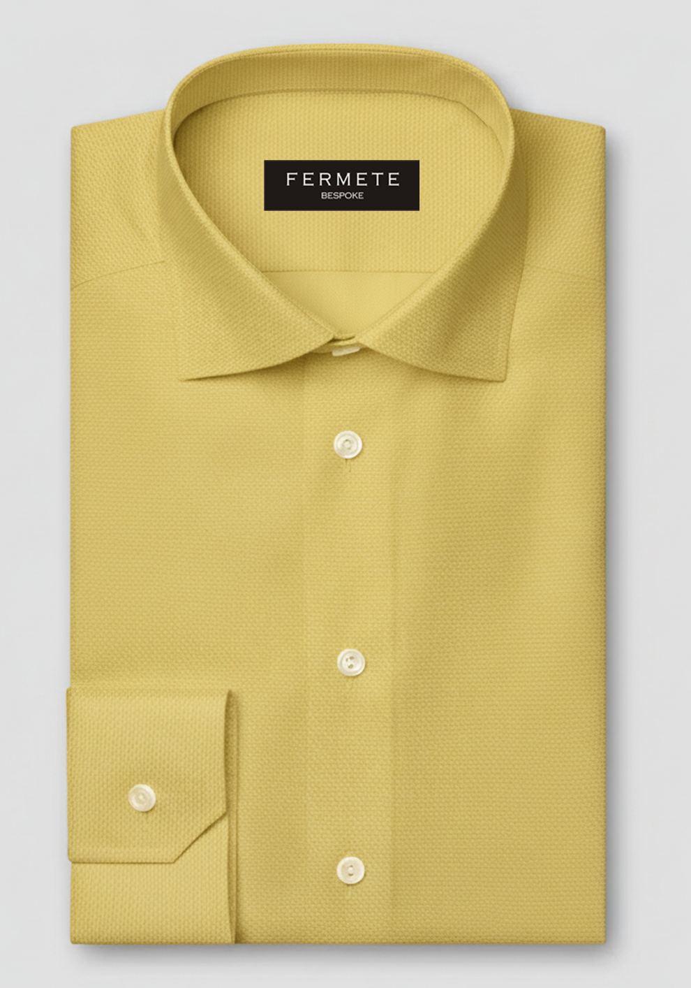 Egyptian Yellow Diamond Structured Shirt