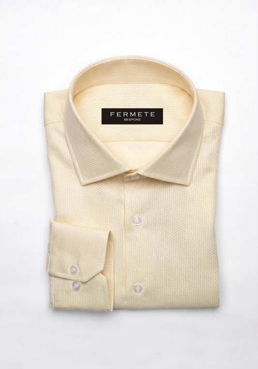 Egyptian Yellow Dobby Shirt