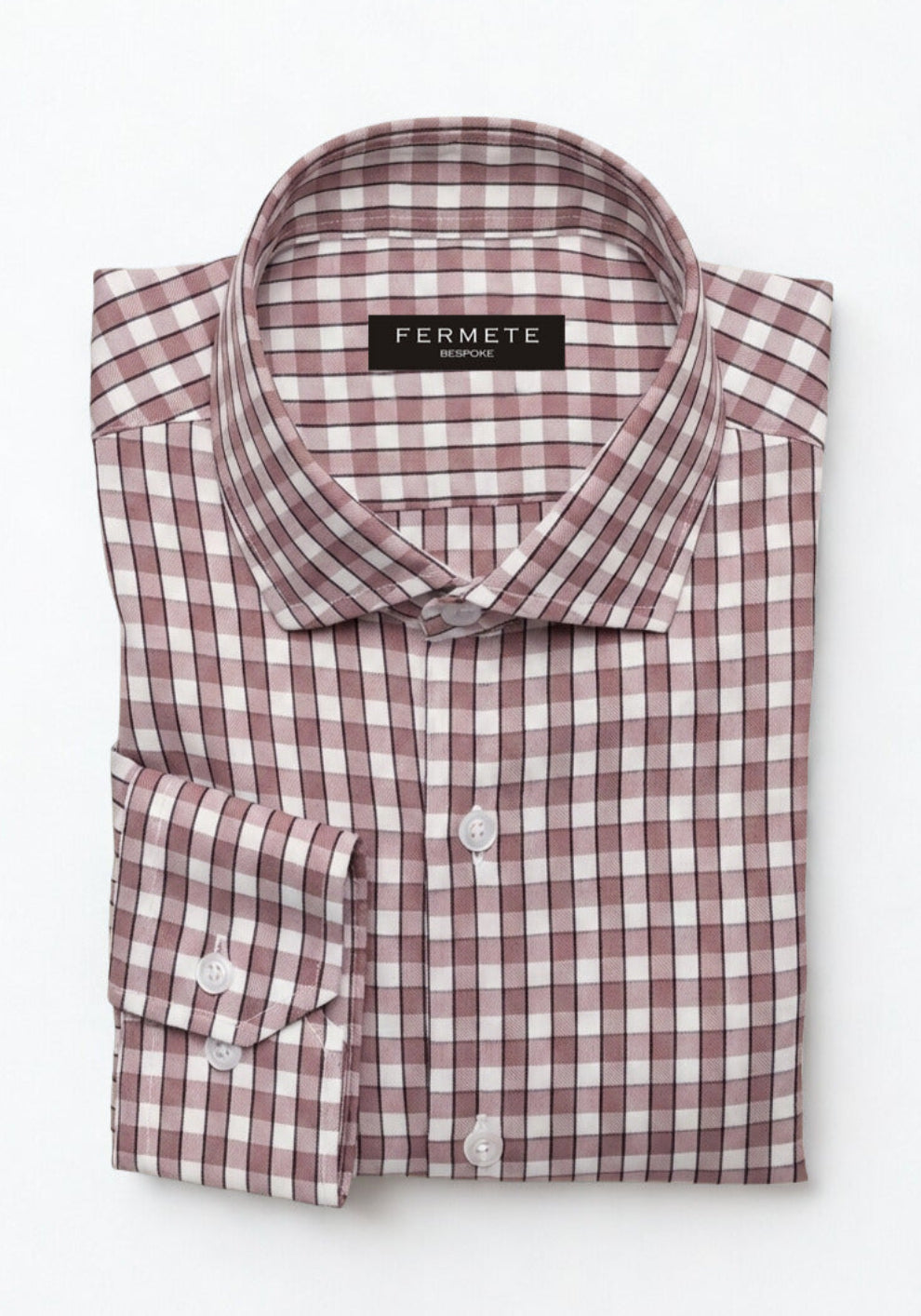 Fine Guava Gingham Shirt