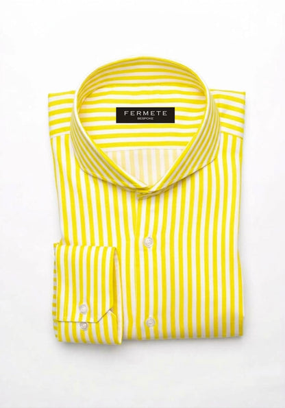 Fine Yellow Bengal Stripes Shirt