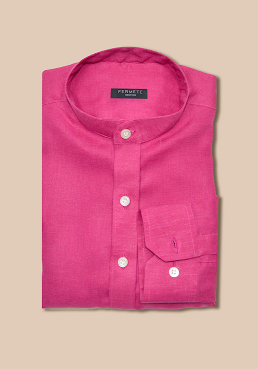 Fuchsia Linen Shirt