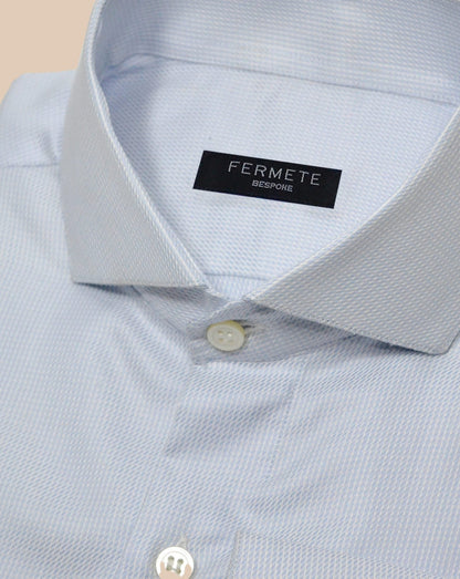 Ice Blue Structured Shirt
