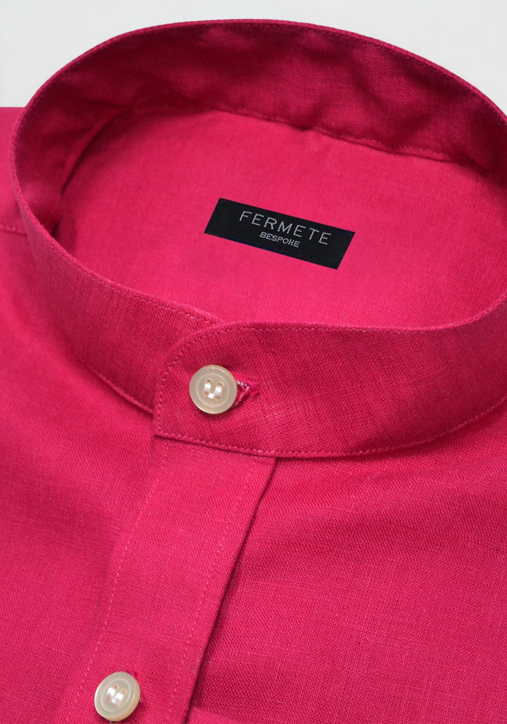 Italian Fuchsia Pure Linen Shirt