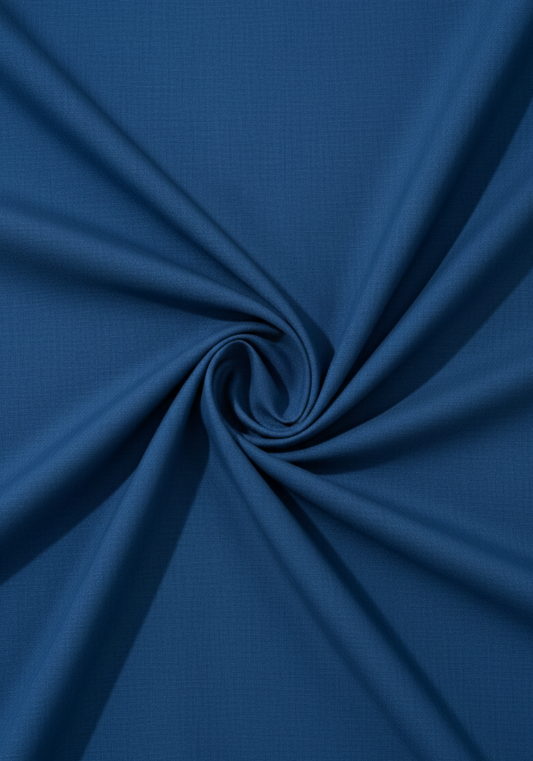 Italian Lapis Blue Linen Shirt