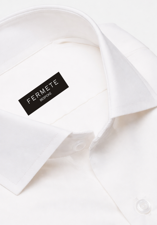 Pearl White Twill Shirt
