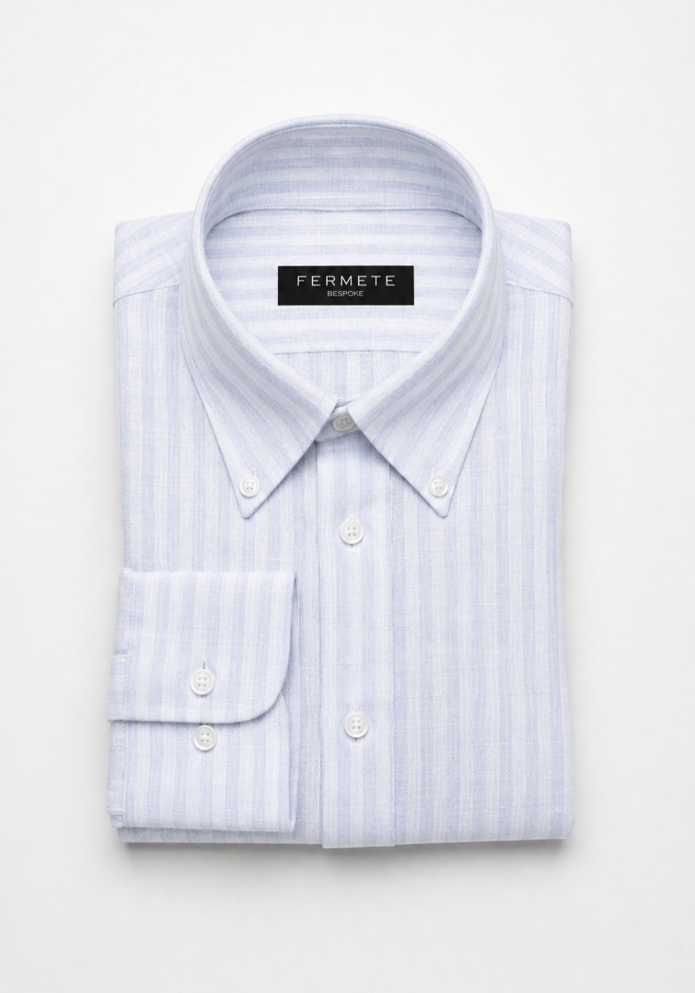 Slate Gray Stripes Summer Linen Shirt