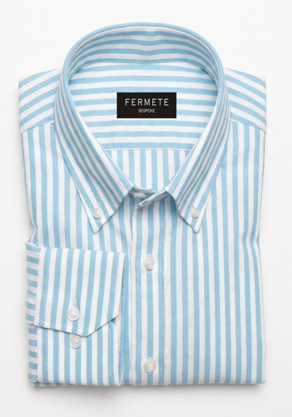Tiffany-Blue-Oxford-Stripes Shirt