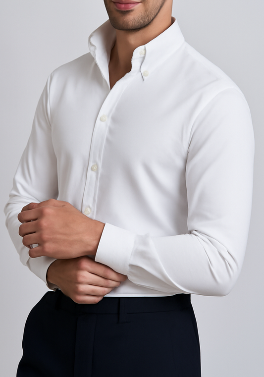 White Royal Oxford Shirt
