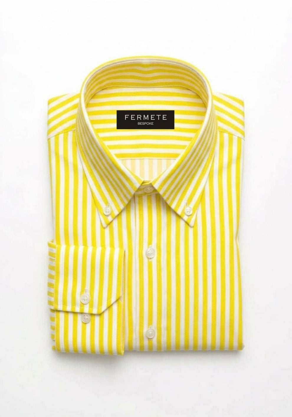 Yellow Bengal Stripes - Button Down Collar