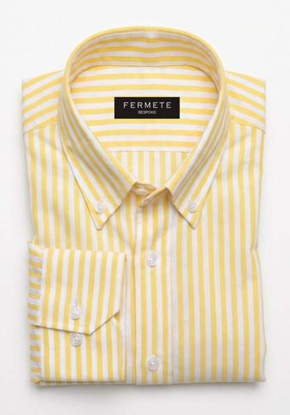 Yellow Oxford-Stripes ShirtYellow Oxford-Stripes Shirt