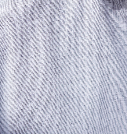 Light grey melange cotton linen shirt