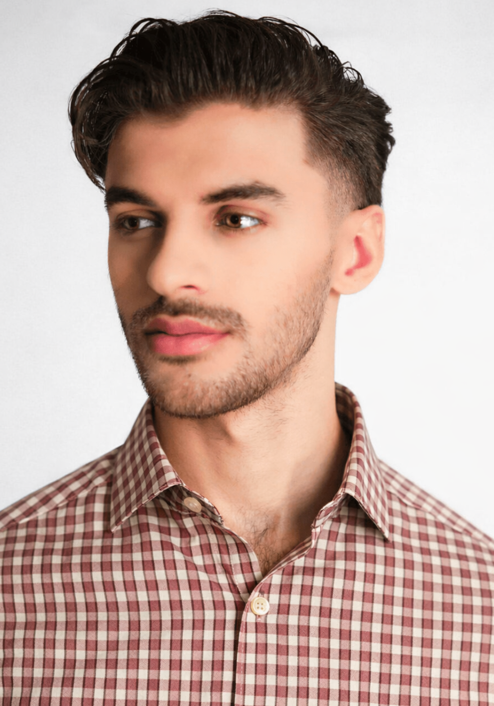 guava gingham egyptian cotton